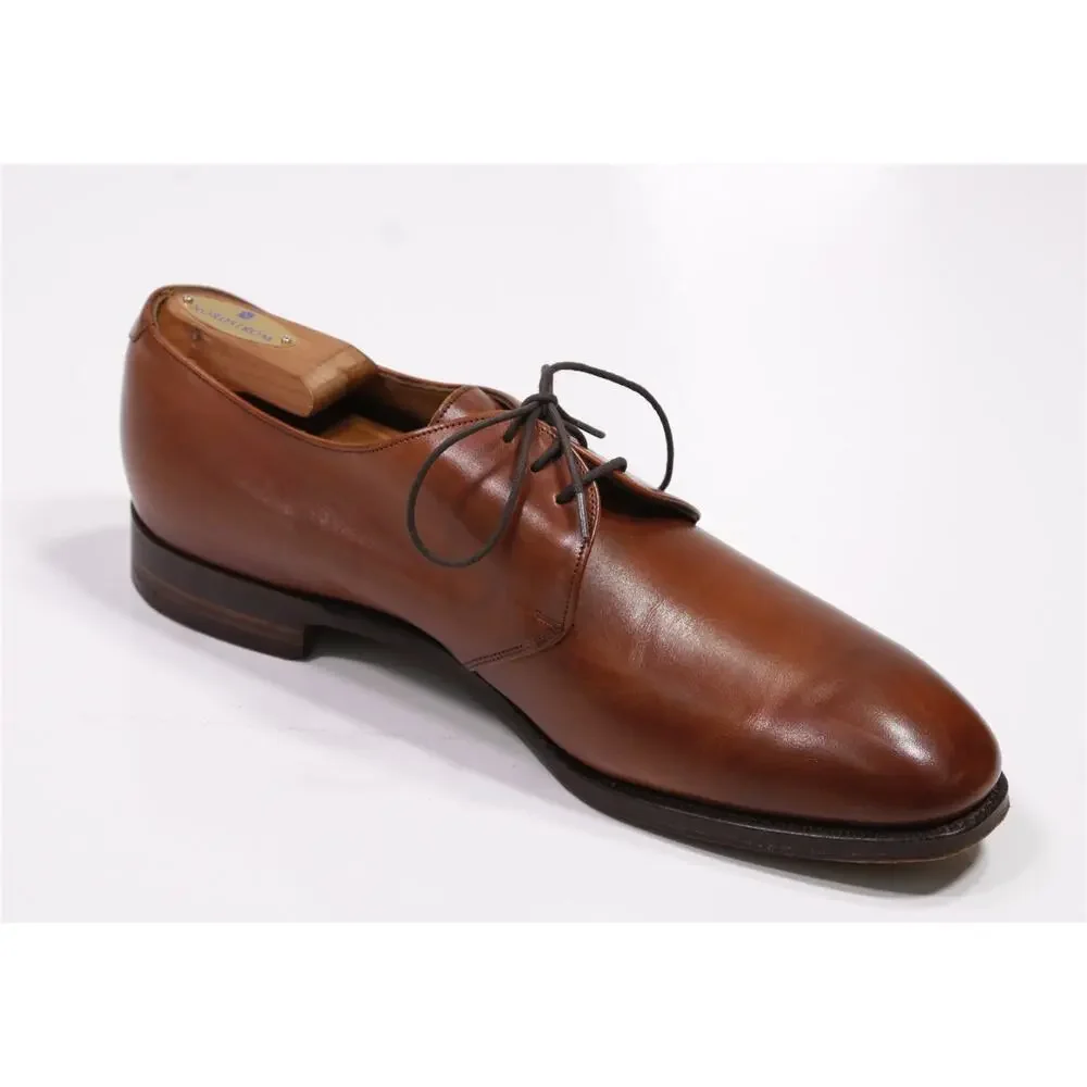 Peal & Co Brooks Brothers Chestnut Brown Plain Toe Oxford UK 10.5 US 11